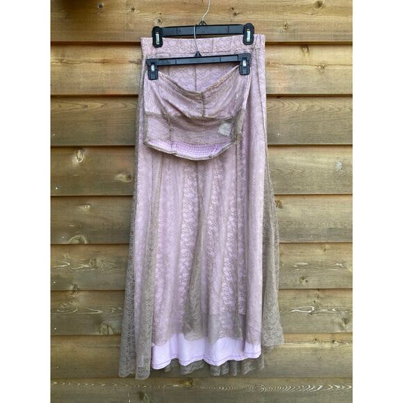 Free People Shape of you lilac lace 2 piece skirt set - Picture 4 of 11